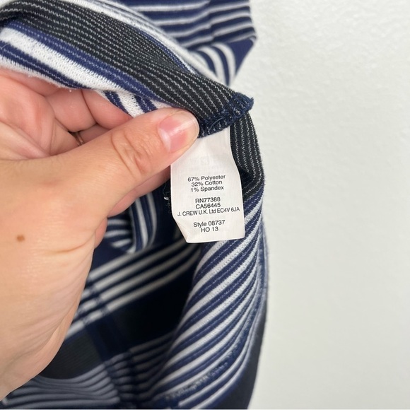 MADEWELL‎ Striped Gallerist Pointe V Neck Stripes Dress Blue Sz XS - Picture 6 of 7